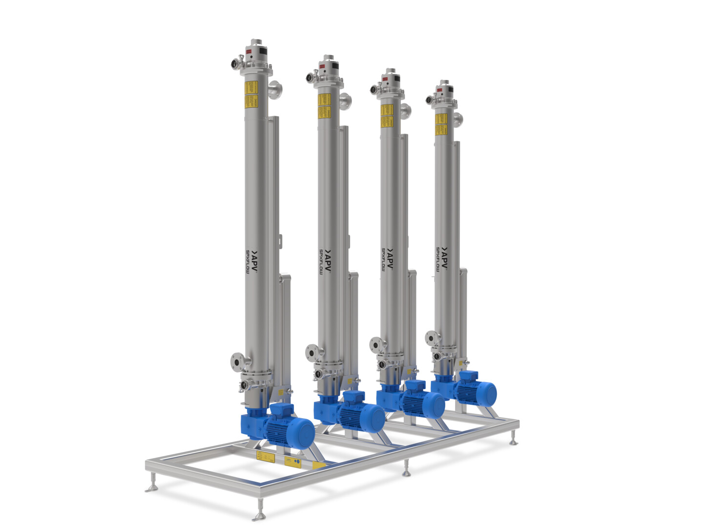 Vertical Scraped-Surface Heat Exchangers