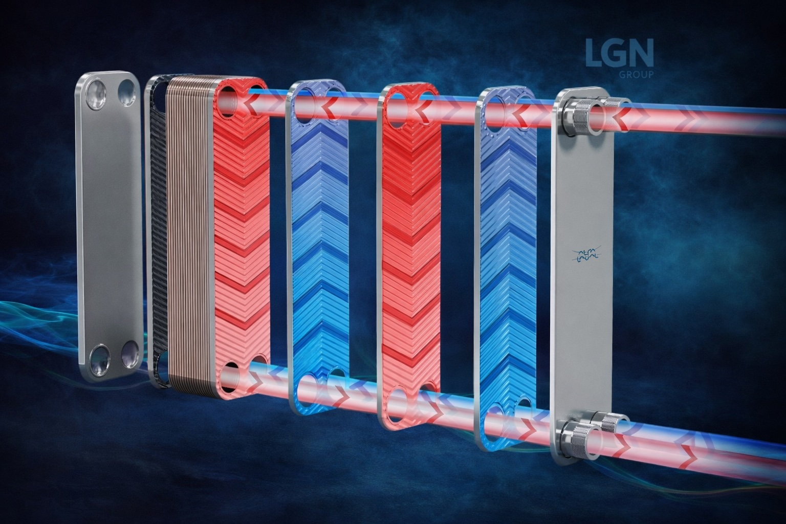 Brazed plate heat exchanger working principle