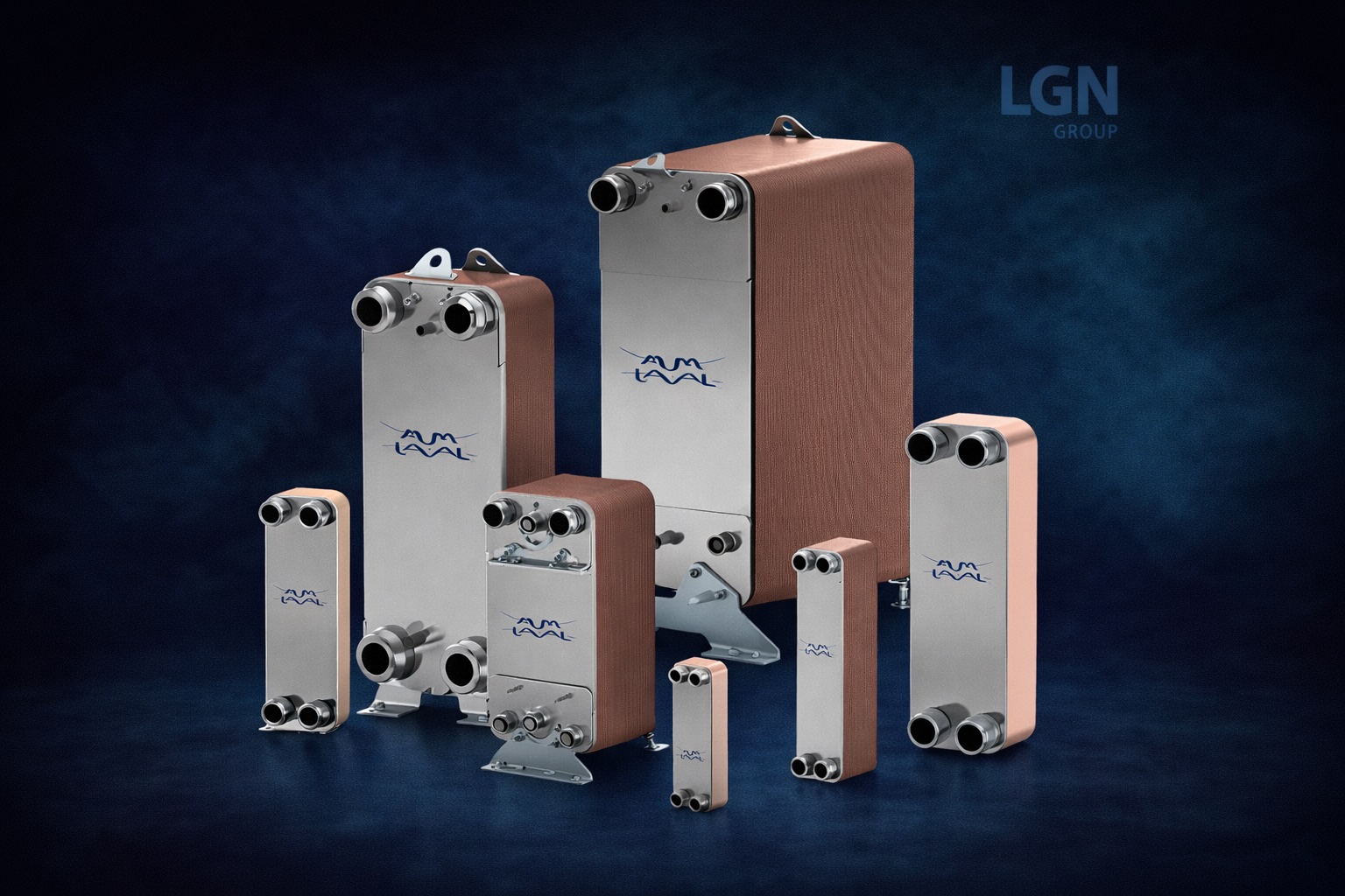 Brazed Plate Heat Exchanger in industrial environment