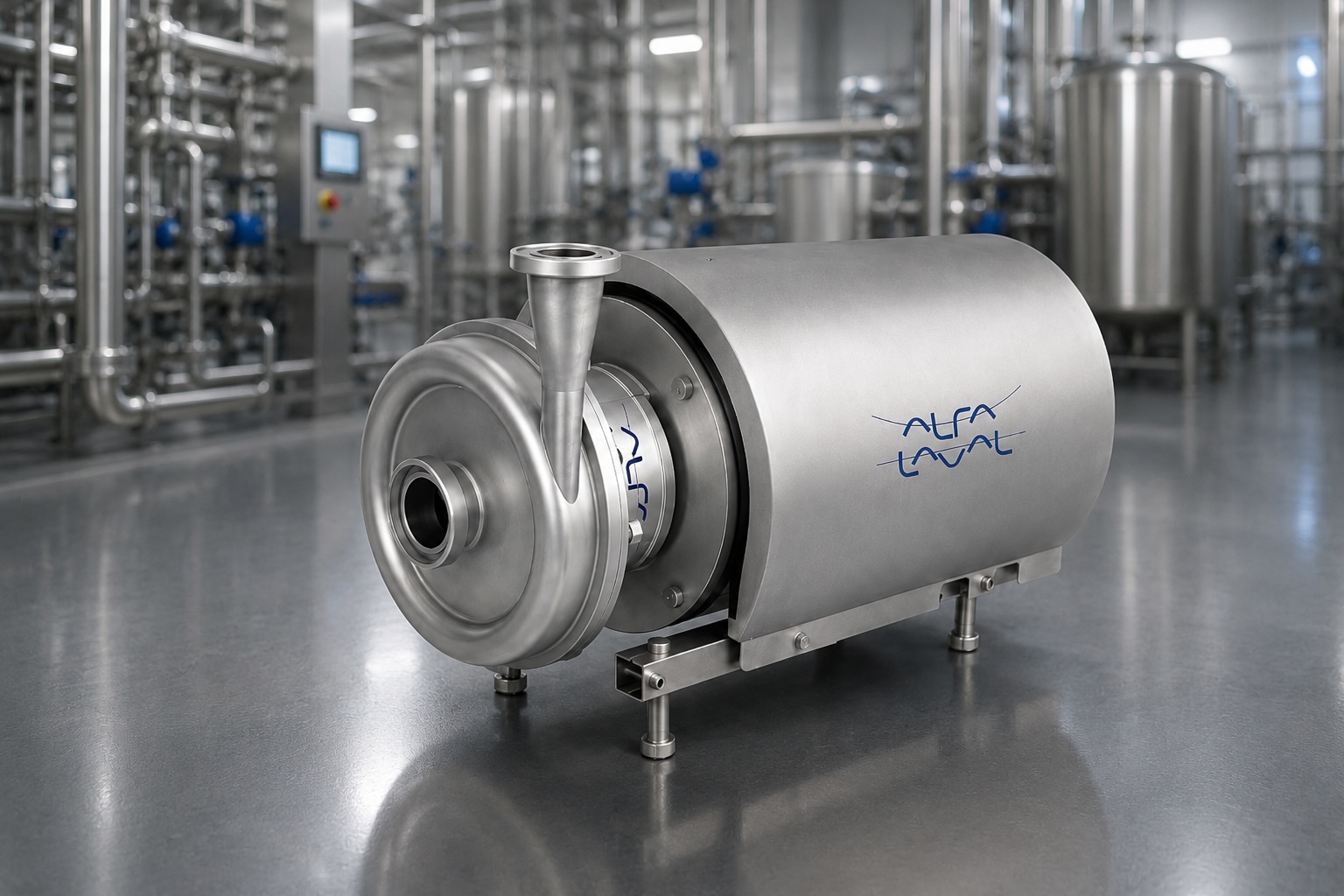 Rear view of Alfa Laval LKH-40/235 sanitary process pump