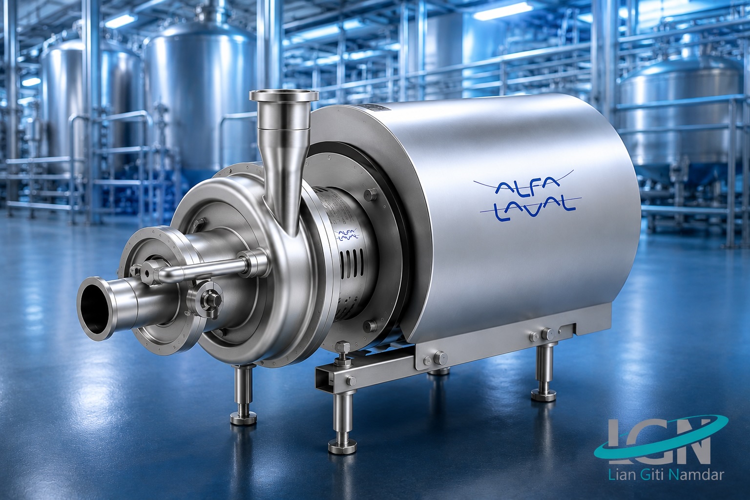 Alfa Laval LKH Prime 20 165 stainless steel sanitary pump