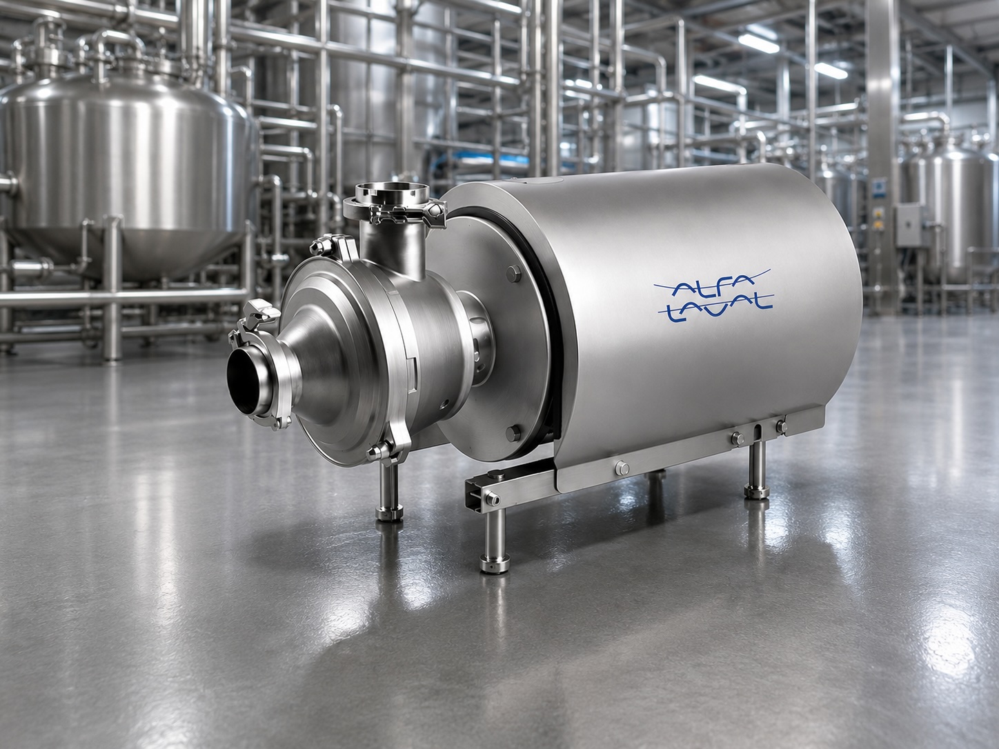 Alfa Laval MR-185S 199 hygienic pump side view