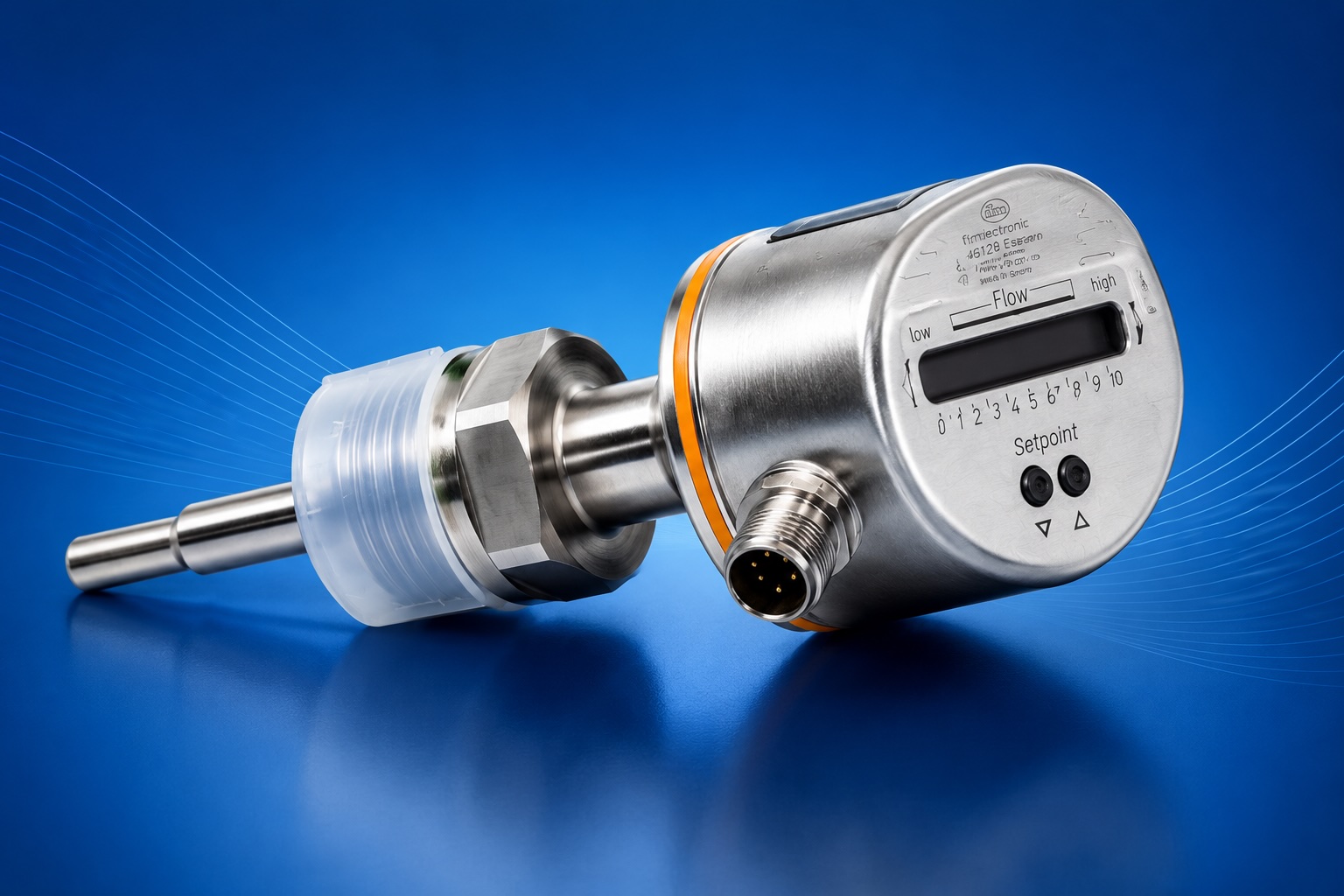 IFM SI6700 calorimetric flow sensor side view