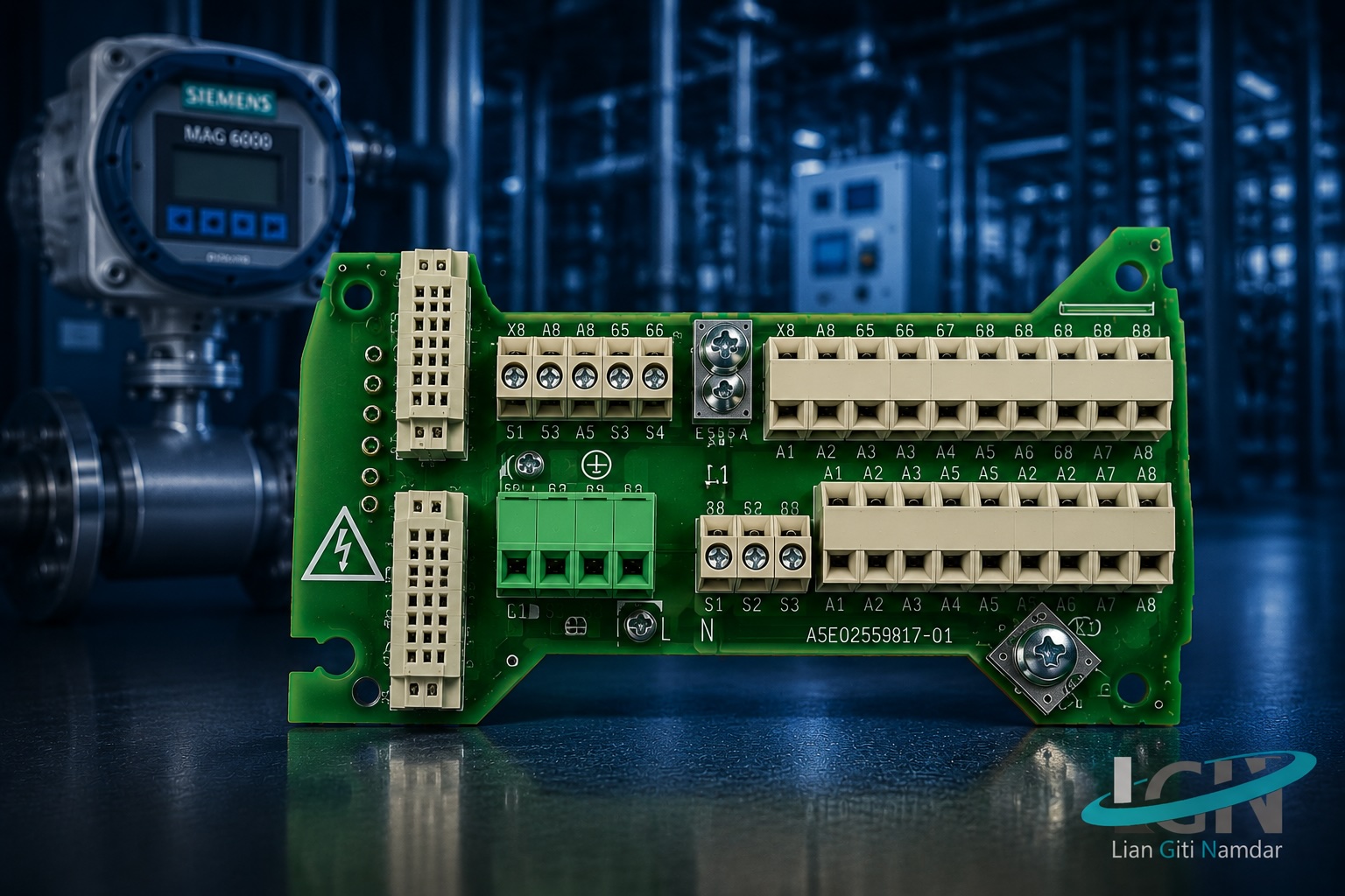 Siemens A5E02559817 terminal board for MAG 5000 MAG 6000 flowmeter
