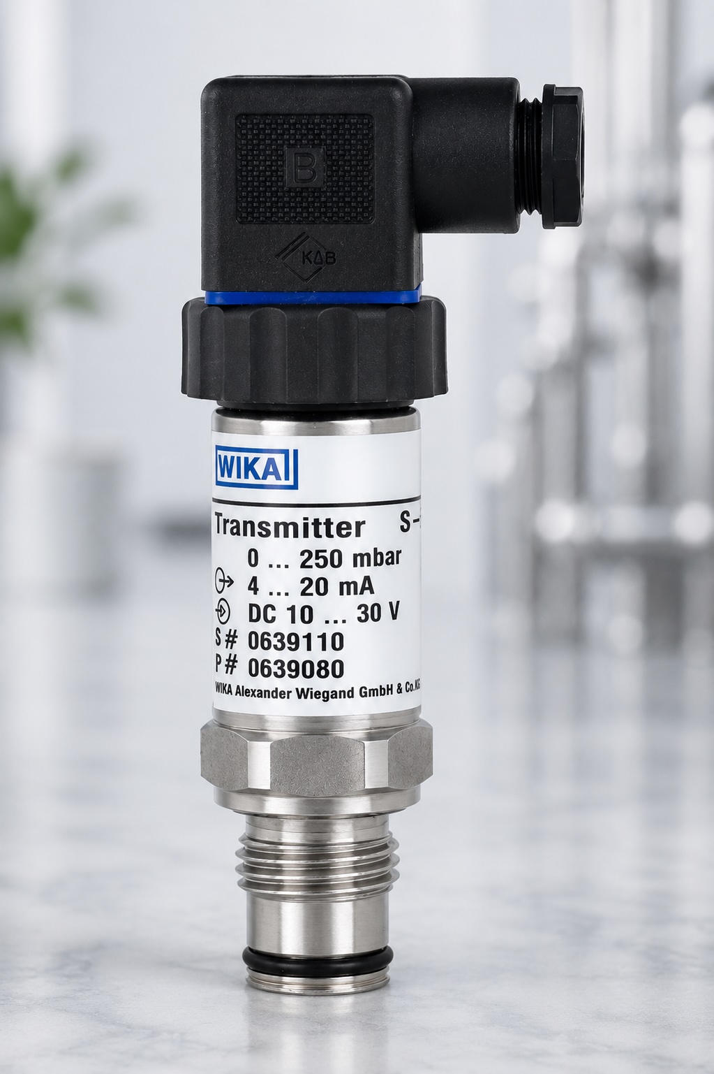 WIKA S-11 pressure transmitter for hygienic process applications