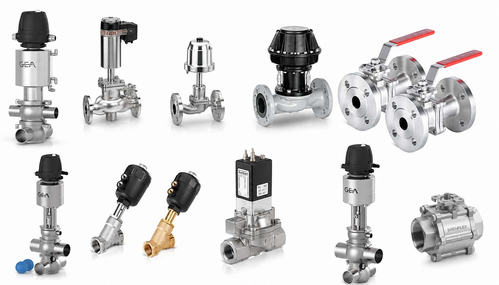 Industrial and hygienic valve sourcing and technical support