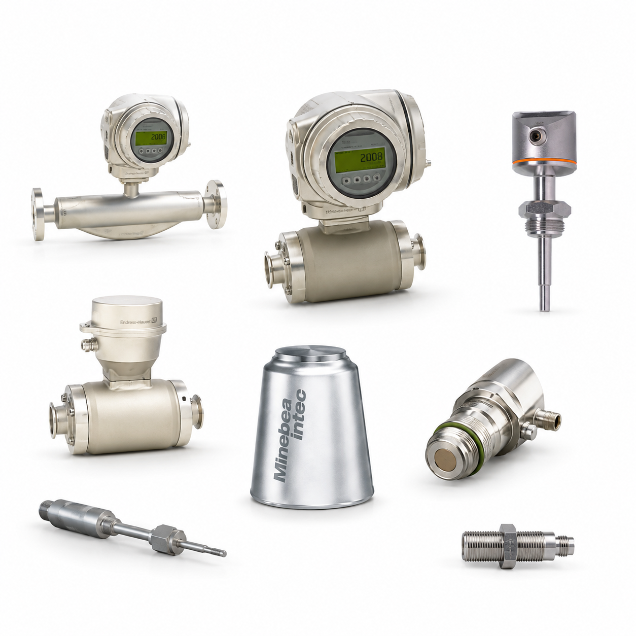 Industrial measurement instruments for pressure flow level temperature and analysis