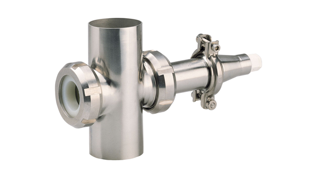 Sanitary stainless steel inline sight glass